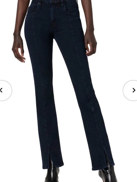 Hudson Jeans Denim - #Hudson Jeans Dark Navy Barbara Baby Boot Jeans with Front Slit. NWT